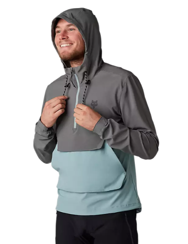 Fox Racing Ranger Wind Pullover in Pewter-4